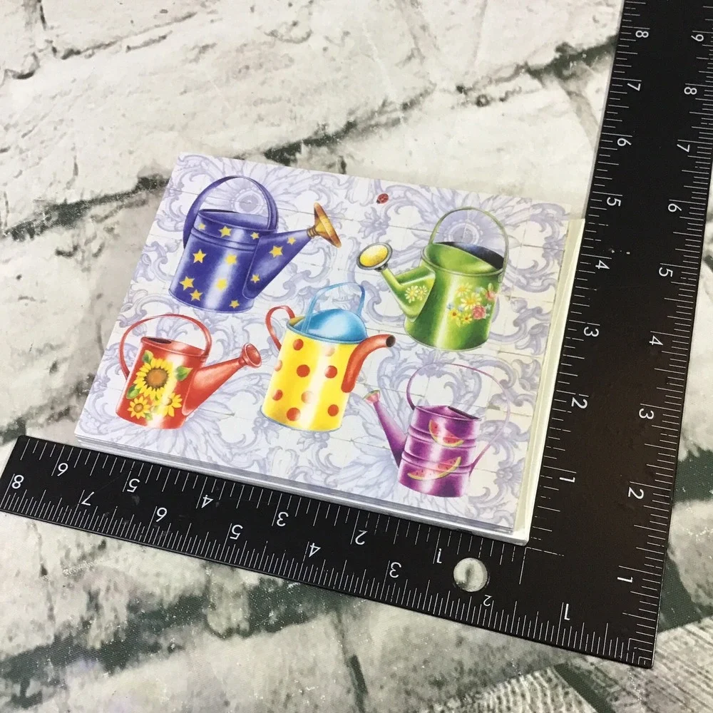 Vintage Note Cards Stephen Lawrence Watering Cans Gardener Lot Of 10